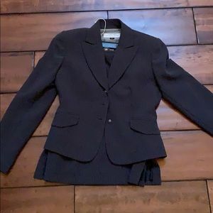 Tahari pinstriped suit